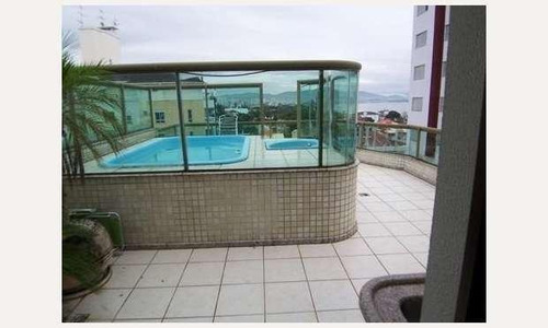 Imagem 12 de 29 de Linda Cobertura Duplex No Balneário Estreito - Co0406