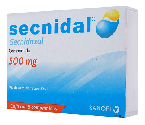 Secnidal Comprimidos 500 Mg, 8 Comprimidos