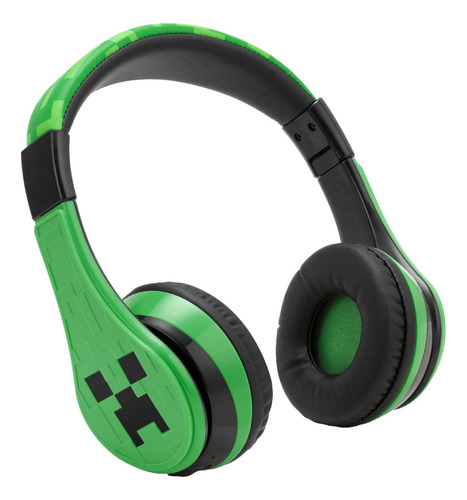 Auriculares Bluetooth Ekids Minecraft Kids Con Micrófono