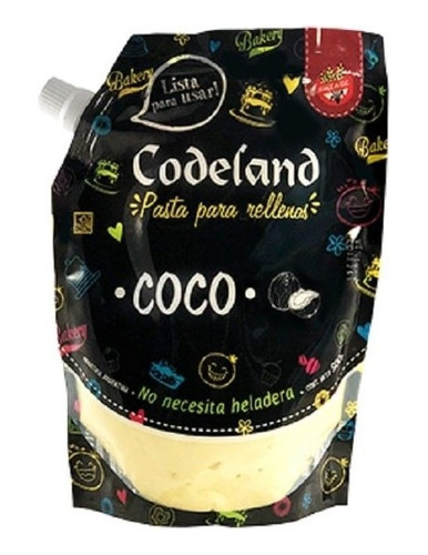 Pasta Codeland Sabor Coco X 500g