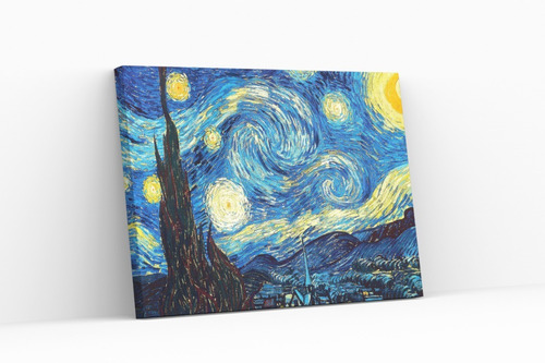 Cuadro Decorativo Canvas Para Recamara Noche Estrellada Arte