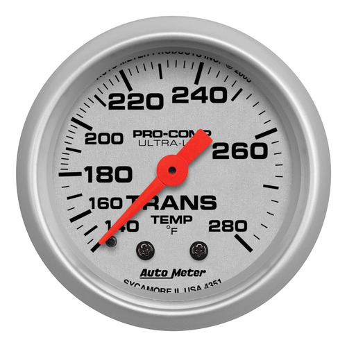 Manómetro De Temperatura De Transmisión Mecánico Ult...