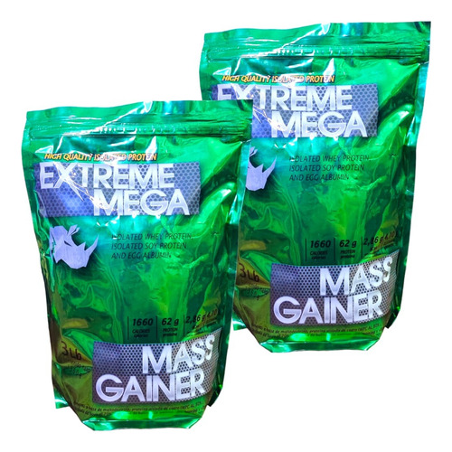 2 Extrem Meg Massgainer Proteín - L a $31667