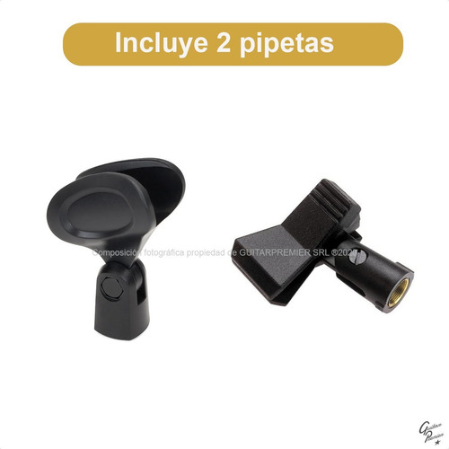Imagen 4 de 8 de Soporte Articulado Micrófono Super Resistente 1,5kg 50cm + 2