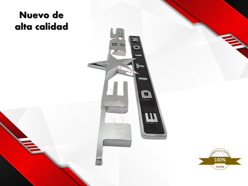 Emblema Lateral Chevrolet Texas Edition Varios Modelos