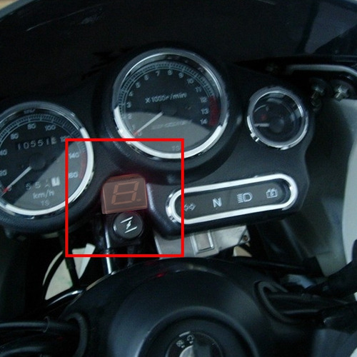 Indicador De Marcha Digital Universal Motorcycle 6 Speed Shi
