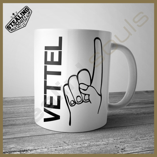 Taza Fierrera - Formula 1 #913 | Sebastian Vettel - F1