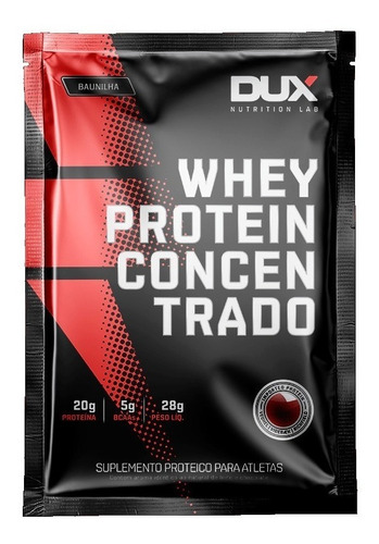 WHEY PROTEIN CONCENTRADO - SACHÊ 28G BAUNILHA DUX NUTRITION
