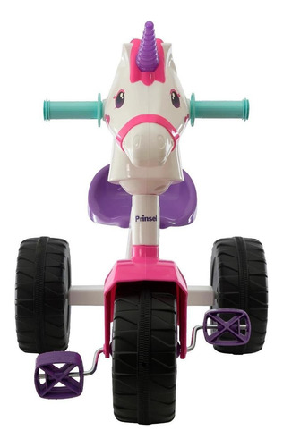 Triciclo Unicornio Prinsel 1372 Blanco/rosa