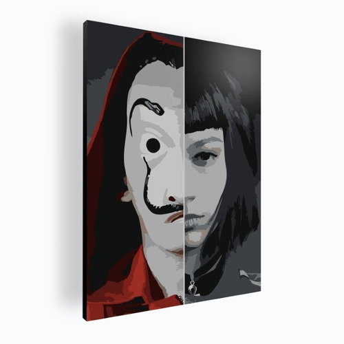 Cuadro Decorativo Poster Tokio - La Casa De Papel 42x60 Mdf