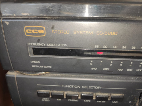Aparelho De Som 3x1 Cce Ss-5880. Funciona Mas Não Tudo. Ler (Usado)