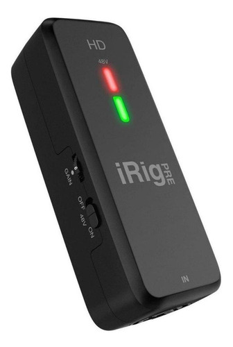 Interfaz Digital De Micrófono Ik Multimedia Irig Pre Hd