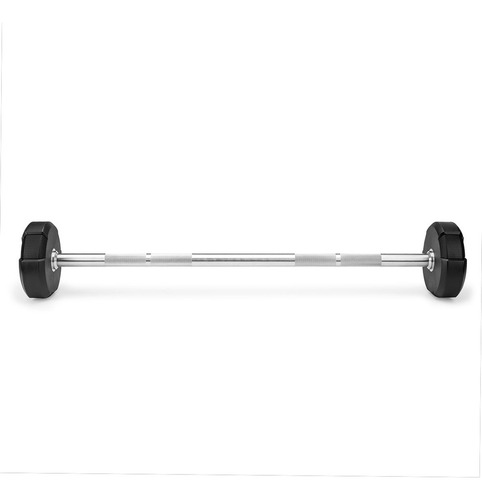 Barra Reta Montada Peso 20kg Musculação Academia Vollo