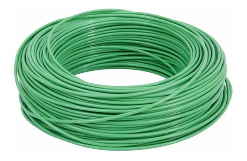 Fio Antichamas 6mm Verde Rolo C/ 100 Metros Cobrecom