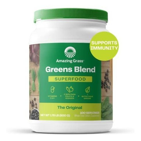 Suplemento Amazing Grass Greens Blend Superfood: Super Green