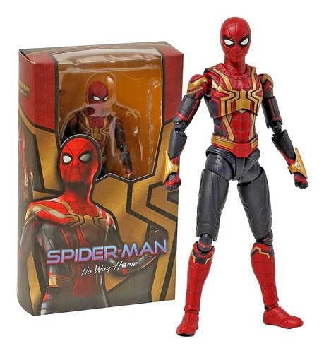 Figura De Acción Shf Spider-man Integrada, Modelo De Traje D