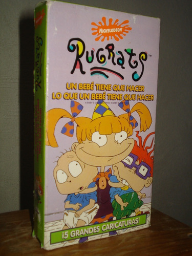 Pelicula Vhs Rugrats Un Bebe Tiene Que Hacer Nickelodeon (Usado)