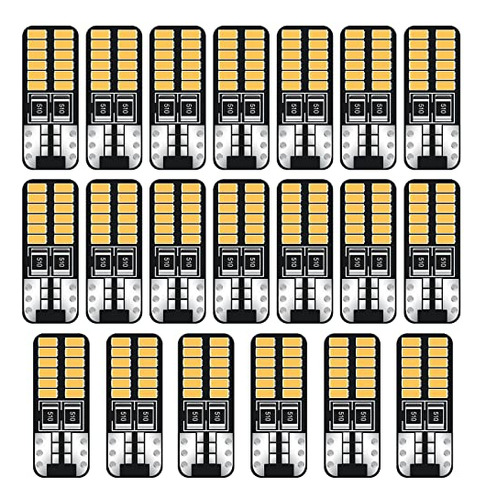 Aoicanki 194 Bombilla De Luz Led 168 2825 W5w T10 Wedge 24-s