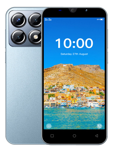 Teléfonos Inteligentes Android Baratos X6 Pro 5.0 Pulgadas Ram1gb Y Rom16gb Gris