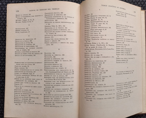Manual De Derecho Del Trabajo Euquerio 2a Ed 1963 (Usado)