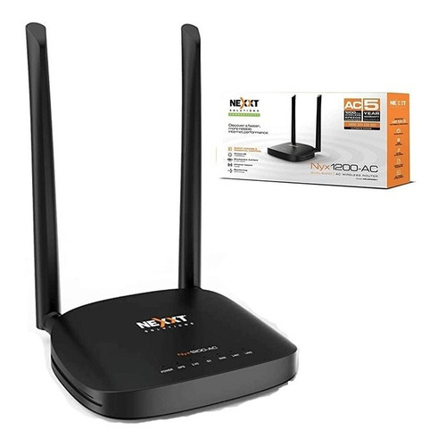 Router Wifi Inalambrico Potente Nexxt 1200 Nyx 2 Antena Nnet