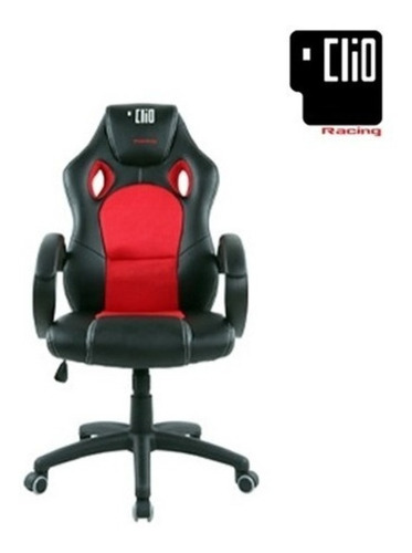 Silla Gamer Clio Onaji Comoda Apoyabrazos Clc-041br Flex Color Negro Material del tapizado Cuero sintético