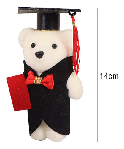 10 Uds. Oso Peluche Graduación, Decoración