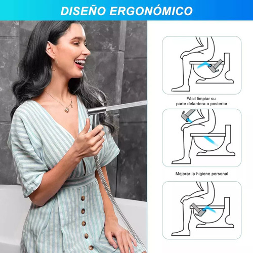 A Ducha Bidet Acero Inoxidable Wc Inodoro Alta Calidad