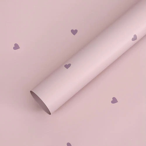 Papel Impermeable Coreano Para Ramo De Flores Con Corazones