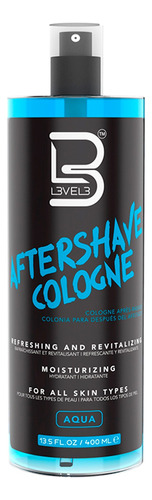 Level 3 Aftershave Cologne Post Afeitado Aqua Barberia 400ml