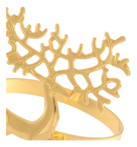Anillos De Servilleta Con Forma De Ciervo, Soporte Para