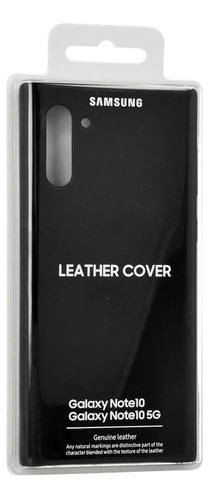 Samsung Leather Cover Case Para Galaxy Note 10 Normal