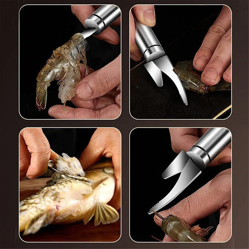 Cuchillo For Pescado Pelador De Camarones Rápido Y