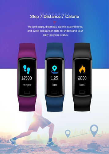 Smartwatch Reloj Smartband Y9 You Pasos Kms Calorias