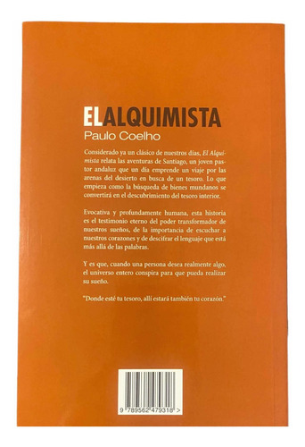 Imagen 3 de 5 de El Alquimista / Paulo Coelho