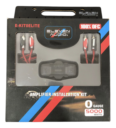Kit De Instalación Eleven Audio Calibre 0 5000w Ekit0elite