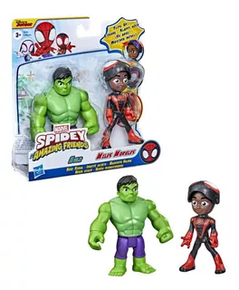 Figura Acción Spidey And Friends Hulk & Miles Morales