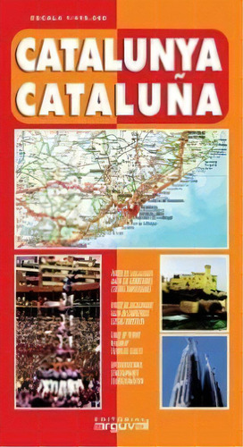 Mapa Cataluãâa, De Aa.vv. Editorial Arguval, Tapa Blanda En Español