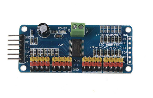 Modulo Controlador De 16 Servos Arduino Expansor Pca9658 