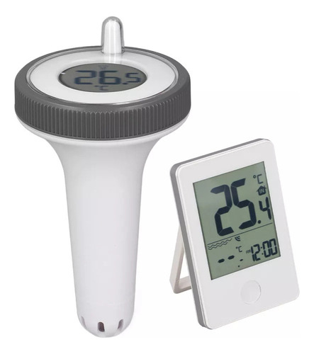 Medidor de temperatura para piscinas, termómetro inalámbrico, indicador de color fijo
