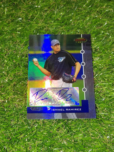 Cv Ismael Ramírez Rookie Autógrafo Certificado /974 Bowman