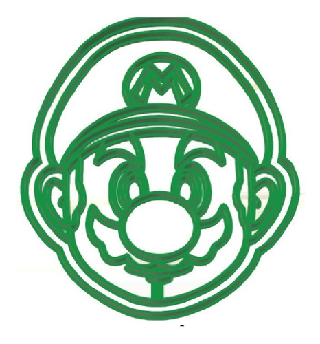 Imagen 3 de 4 de Set Combo Cortantes Galletitas Mario Y Luigi X2 Unidades