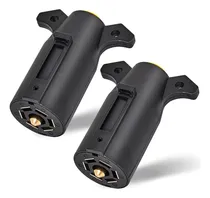 Comprar 2 Pcs Enchufe Americano Macho Carro Arrastre Remolque 7 Pin