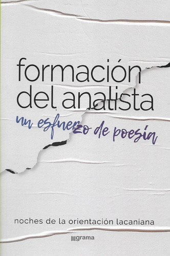 Formacion Del Analista Un Esfuerzo De Poesía (gr)