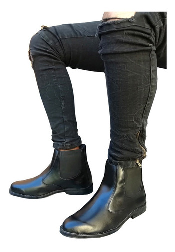 Imagen 6 de 8 de Botas De Hombre Con Cierre, De Vestir