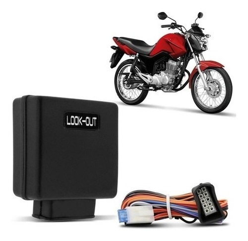 Bloqueador Moto Bloc Moto Lookout Selado Corta Corrente