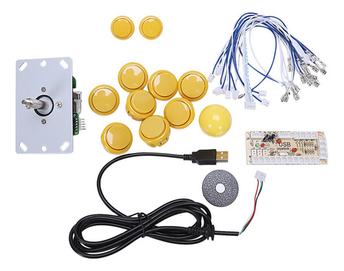 A Placa De Control De Consola De Juegos Usb Arcade Joystick