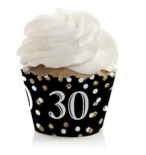 Envolturas Cupcakes Fiesta Cumpleaños 30 Años.