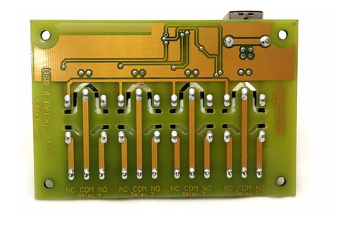 Imagen 5 de 6 de Conversor Usb A 4 Rele / Relay - Domotica. Factura A - B