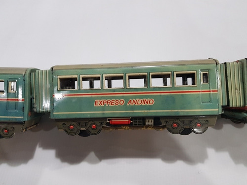 Imagen 4 de 9 de Antiguo Tren Vispa Halcon Hojalata Juguete Arg Mag 58086